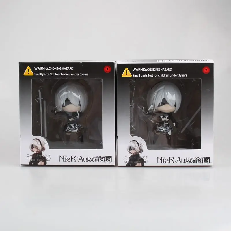 2 Kawaii Sign Game NieR Automata YoRHa No. Тип B 2B мультяшная игрушка фигурка модель игрушки|model toy|toy
