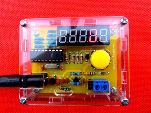 Professional Frequency Tester Counter Meter DIY Kit USB Transparent Case Y3Y6 