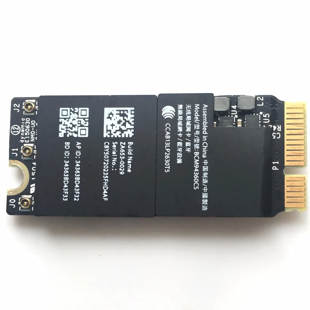 Новая Оригинальная BCM94360CSAX для Apple Pro Retina A1425 A1502 A1398 Wi Fi карта 802.11ac и Bluetooth 4 0