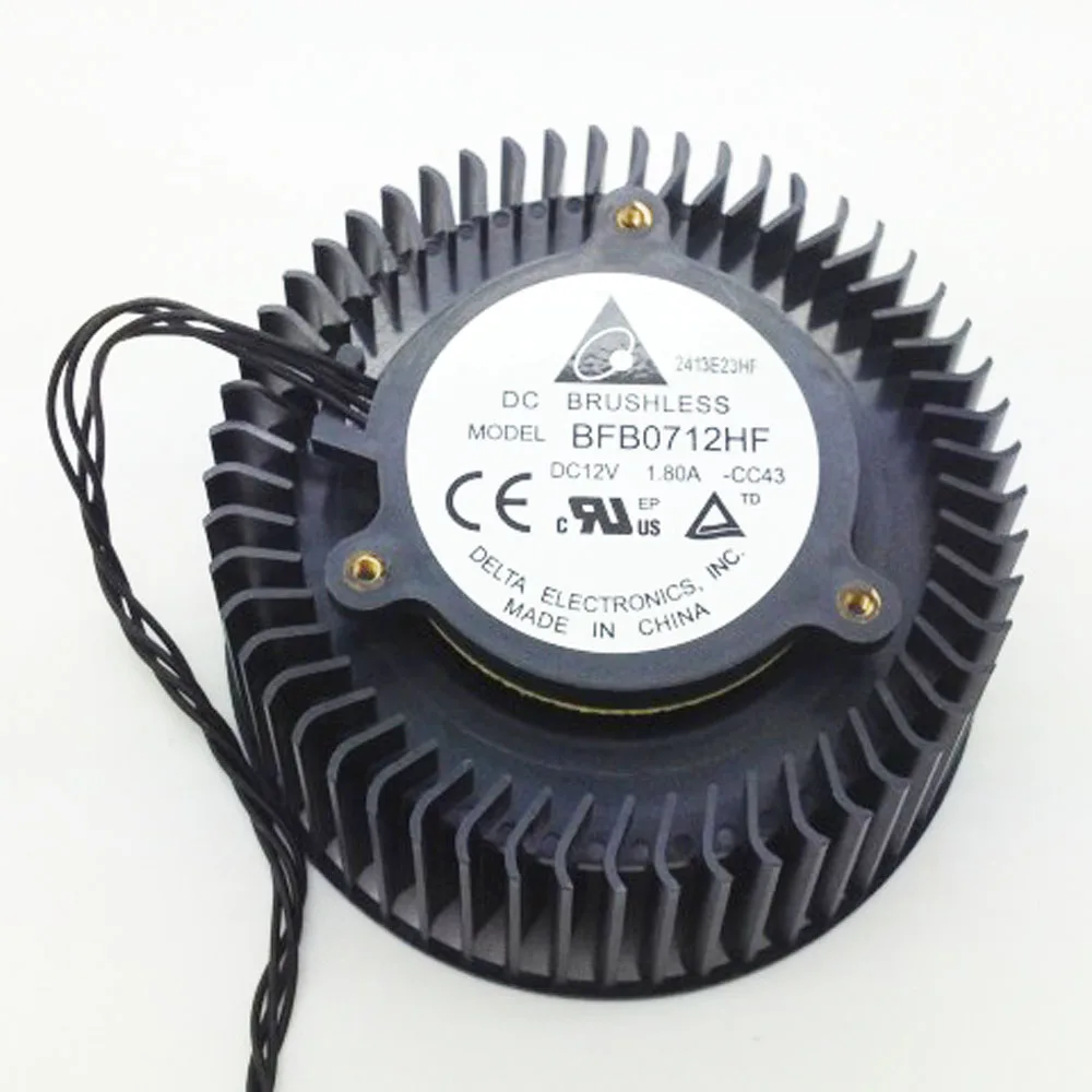 DELTA BFB0712HF 65 мм вентилятор охлаждения для EVGA GTX660 GTX660TI GTX670 GTX680 Видеокарта кулер