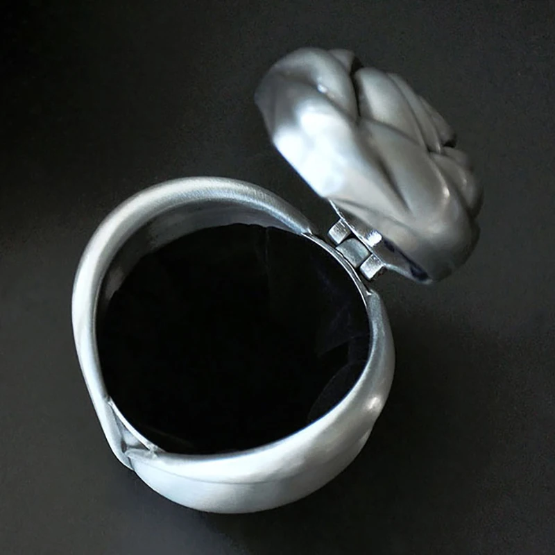 Rose Jewelry Box Round European Ring Boxes Princess Earring Bracelet Necklace Organizer Metal Polishing Curve Storage Box Rose Jewelry Box Round European Ring Boxes Princess Earring Bracelet Necklace Organizer Metal Polishing Curve Storage Box