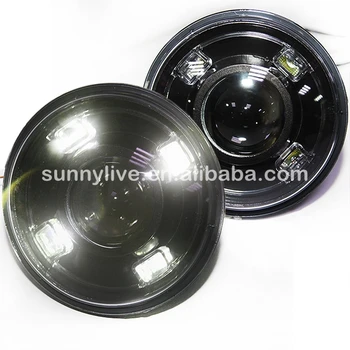 

For Jeep for Wrangler LED Head Light for Porsche Style with Bi Xenon Projector Lens 2007-2015 Year