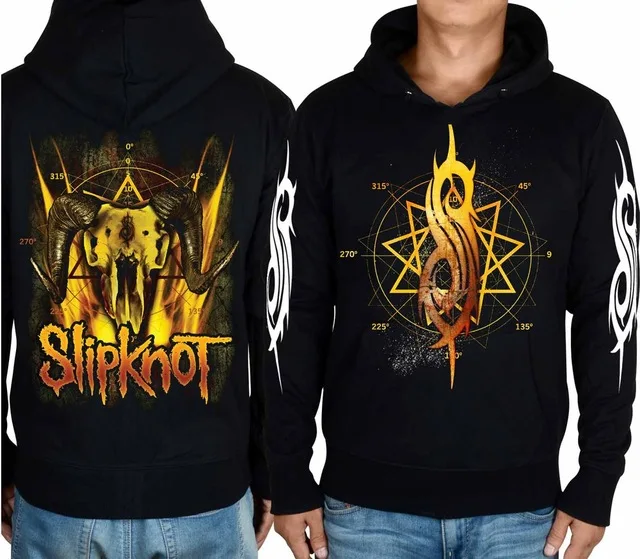 Толстовка с капюшоном slipknot Rock pollover мягкая теплая хлопковая куртка в стиле панк