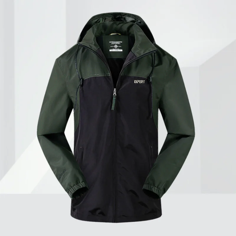 Male Autumn winter Outdoor Hiking men Jacket Waterproof Windproof Coat