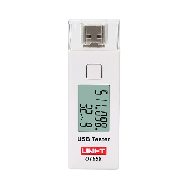 USB тестер вольтметр амперметр UT658 UT658B цифровой ЖК монитор напряжения измеритель