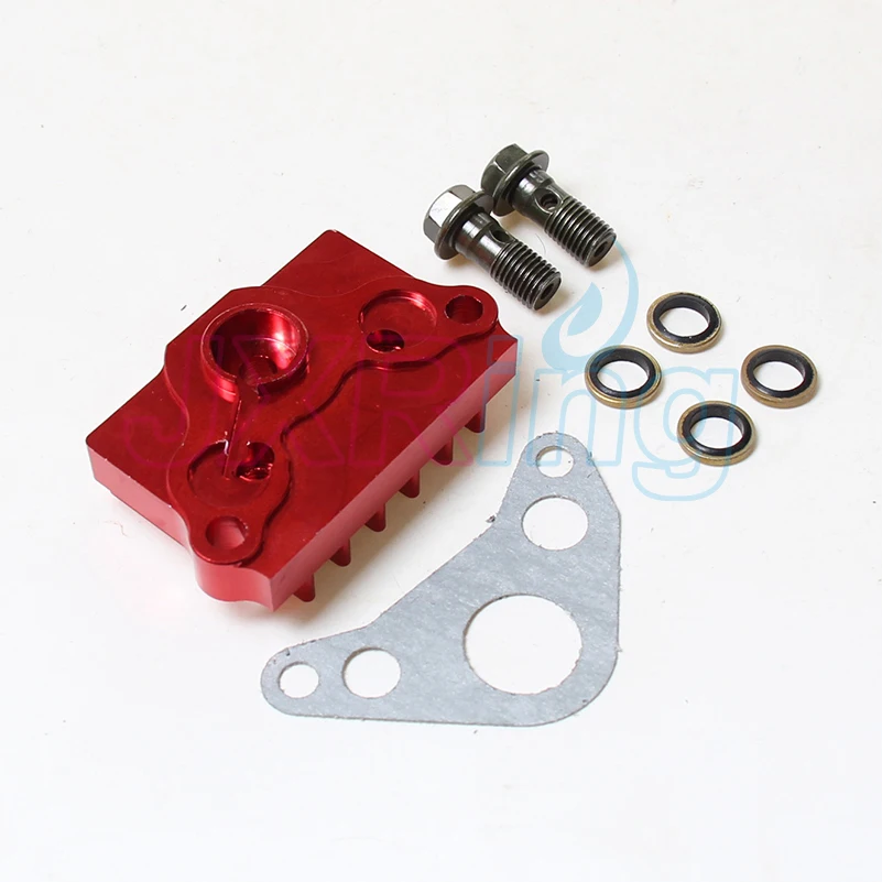 LF/YX 125 куб. См 140cc CNC масляный радиатор горизонтальный двигатель крышка цилиндра