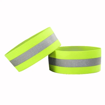 

Cycling Reflective Strips 2 Pcs Reflective Fabric Wristband Armband Ankle Bands Cycling Biking Walking Reflective Strips