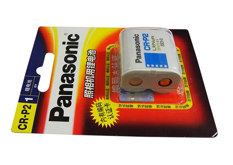 2pack/lot New Original Panasonic CR-P2 2CP4306 1300mah 6V Lithium Battery Camera Batteries Faucet Sensing