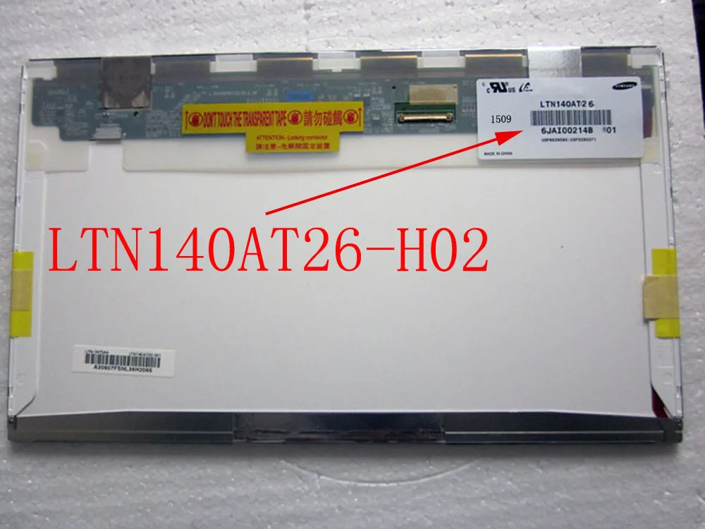 

LTN140AT26-H02 LTN140AT26 H02 Screen LCD Panel Original New 1366*768 LVDS 40PINS
