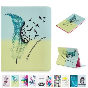 

3D Fashion Smart Painting PU Leather Case for Samsung Galaxy Tab A 10.5 2018 T590 T595 cover for Tab A 10.5 inch case+film+pen