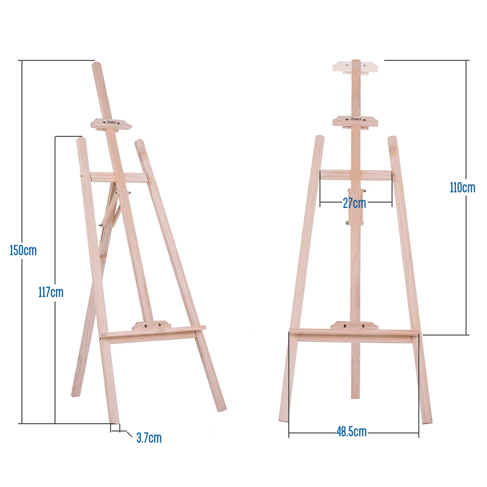 Aibecy прочный художественный Художественный Деревянный Мольберт Эскиз чертеж стенда NZ сосна для рисования эскизов дисплей выставки