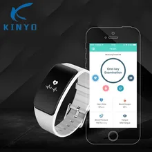Kinyo Smartband браслет Поддержка сердечного ритма крови Давление кислорода в крови мониторинга смарт-браслет для IOS телефонах Android