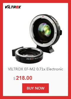 Viltrox EF-EOS M адаптер объектива с электронным автоматическим фокусом для EF EF-S объектив EF-M для камеры EOS M