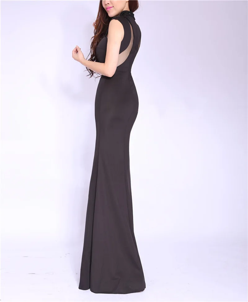 Hollow Out Diamond Banquet Party Dress Trumpet Mermaid Floor-Length Summer Dress Tunic Bodycon Sleeveless Bohemian Women Dresses (20)