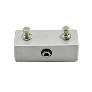 Image 4 - Gitaar Dual 2 Kanaals Voetschakelaar Switch Pedaal Vergrendeling Of Momentary Voor Gitaar Amp Onderdelen