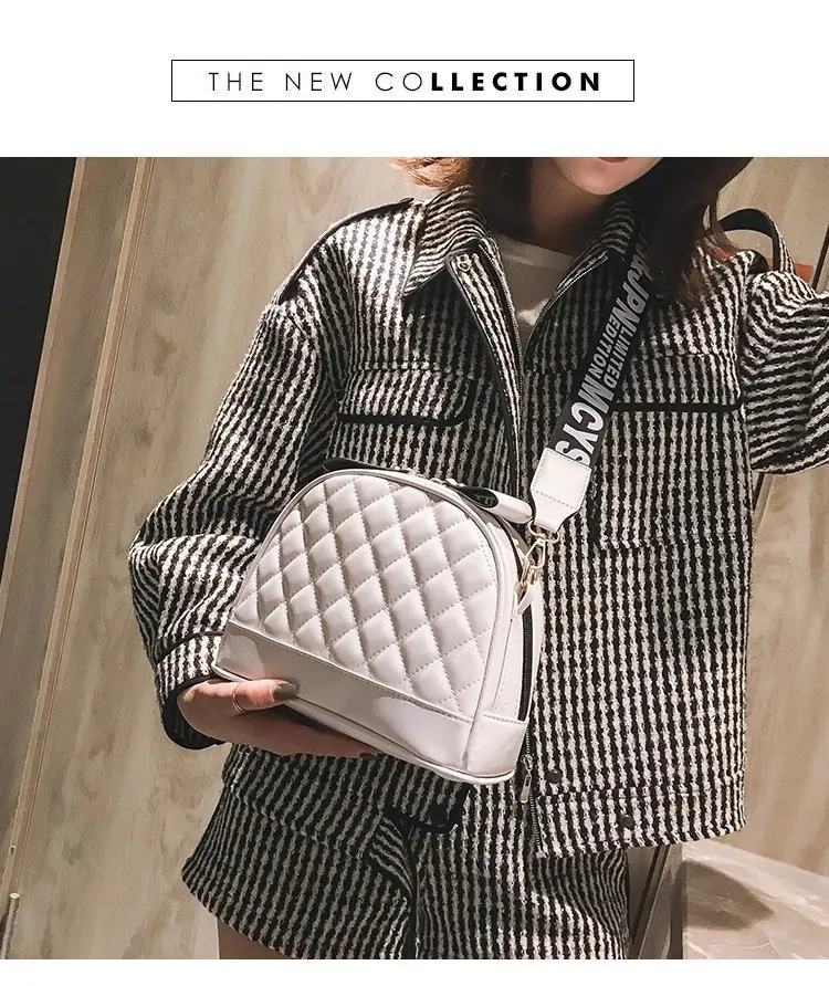 summer hot sale diamond lattice zipper bow design crossbody bags for womenfemale PU leather fashion meaaenger handbag