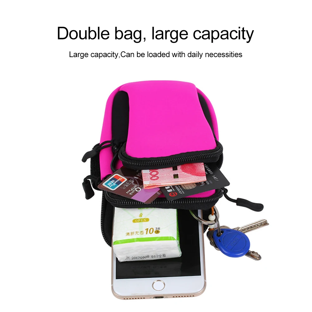 2018 Running bolsas de deporte de las mujeres de los hombres teléfono móvil Paquete De Armas equipo deportivo Jogging correr accesorios bolsa de escalada al aire libre bolsa de brazo
