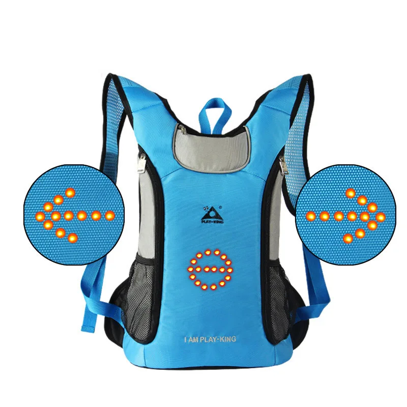 

Student Backpack Safety LED Backpack Bag Reflective LED Turn Signal Reflective Light Backpack for Travel Safety Backpack