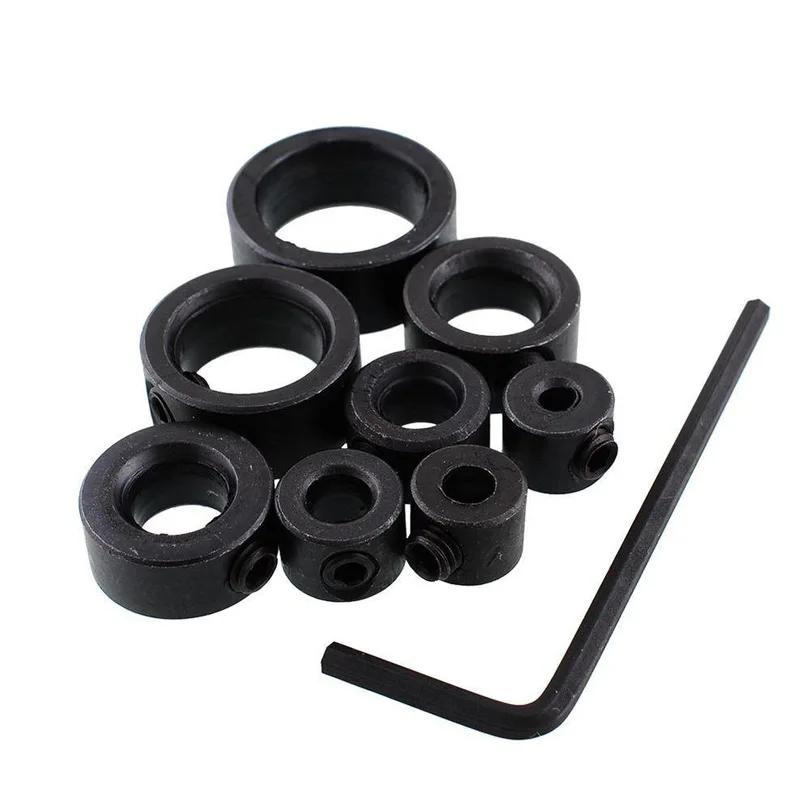 Buy 1pc Wrench+8pcs Drill Bit Depth Stop Collar Split