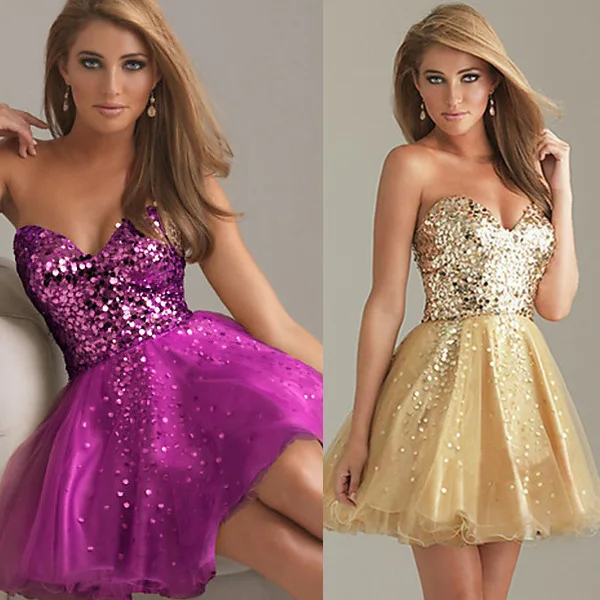 silver and gold cocktail dresses