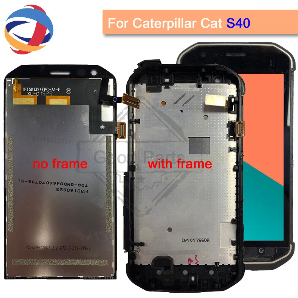 

For 4.7"Caterpillar S40 LCD screen display +Touch Screen digitizer For Cat S40 lcd screen black Assembly 1280*720 100% Tested