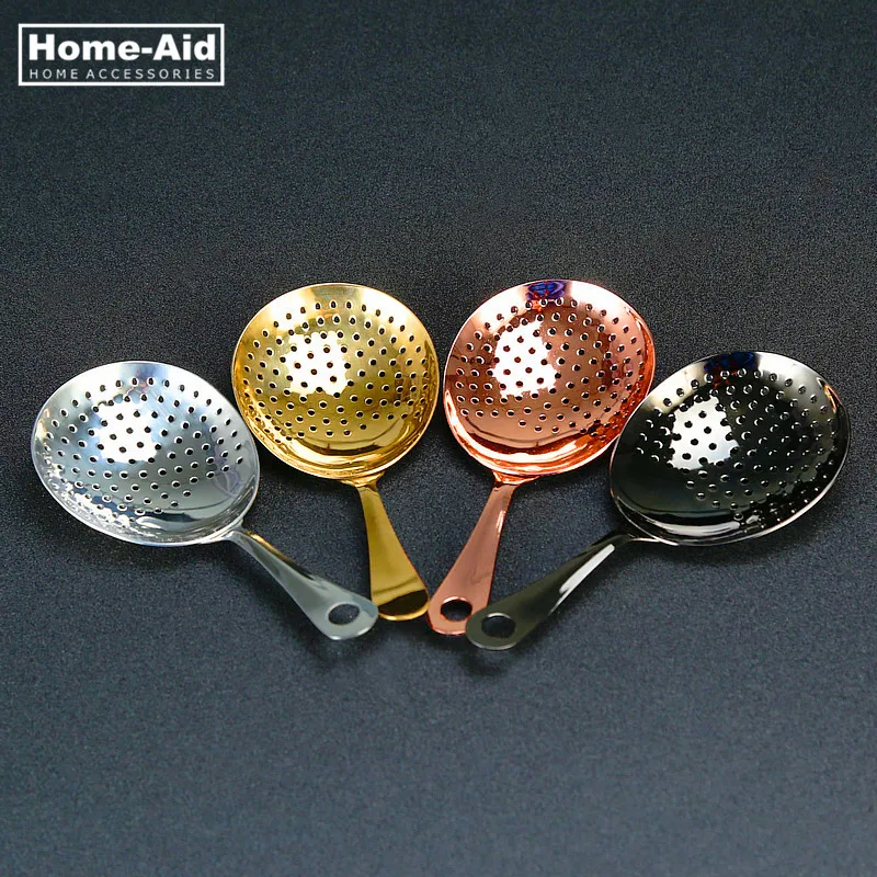 

Manufacturer Julep Bar Cocktail Strainer 304 Stainless Steel Cocktail Shaker Bar Ice Strainer Wire Mixed Drink Barbartender Tool