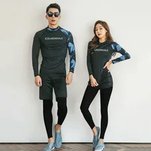 Женский купальник для серфинга для женщин костюмы для ванной женщины Kitesurf раздельный купальный костюм купальник Корея женский длинный рукав спортивная крышка пара плед