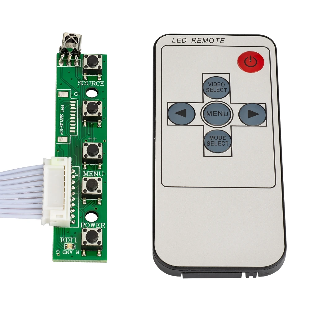 6,5 "ЖК-дисплей монитор 800X480 пикселей для автомобиля реверсивного HDMI VGA AV 5-24 В источника питания с пульт дистанционного управления для