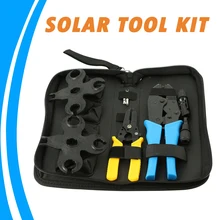 Солнечный набор инструментов обжимные клещи для зачистки проводов плоскогубцы MC4 гаечный ключ разъем MC универсальный набор инструментов