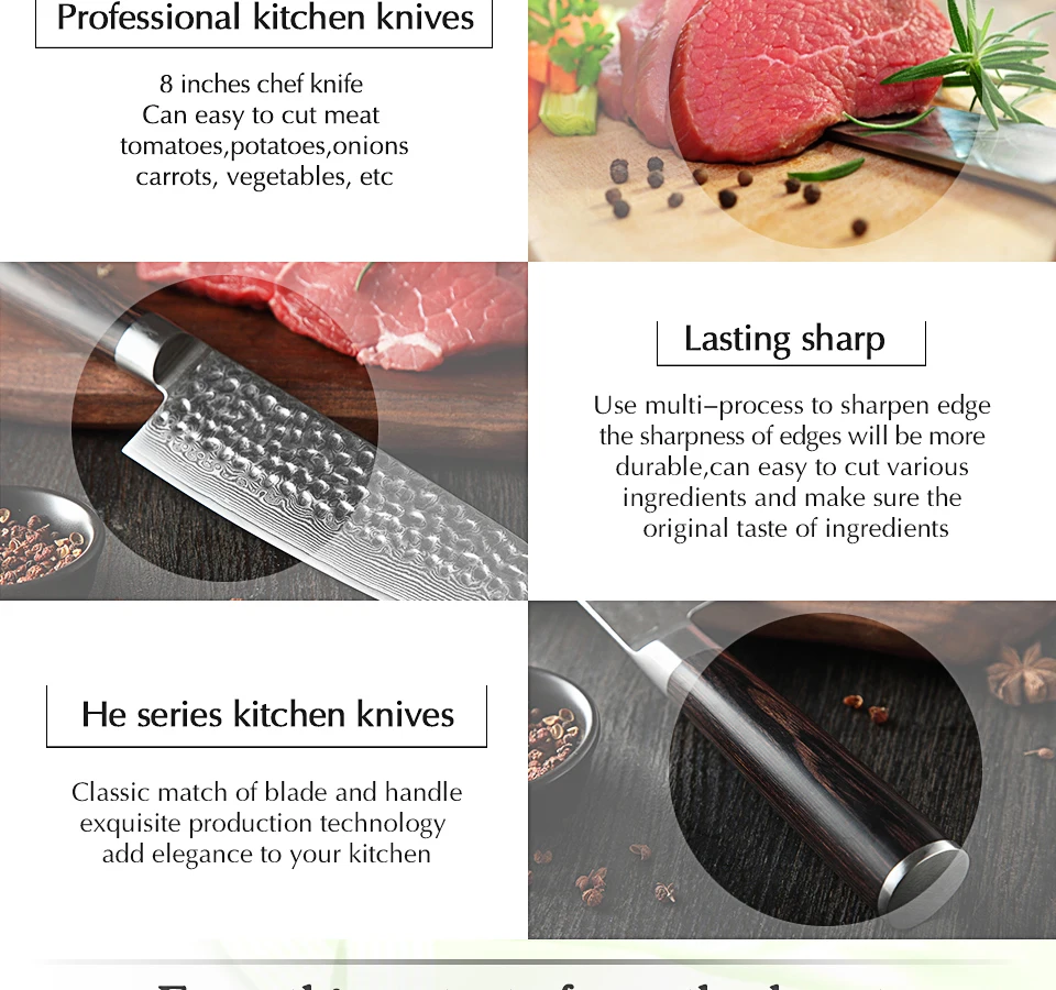 XINZUO " нож шеф-повара 67 слоев дамасской стали японский VG10 кухонный нож Профессиональный кухонный нож Pakkawood ручка