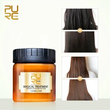 

PURC Magical Deep Hair Repair keratin Hair & Scalp Treatment Moisturizing Nourishing Hair Mask 5 Seconds Repairs Hair Damage