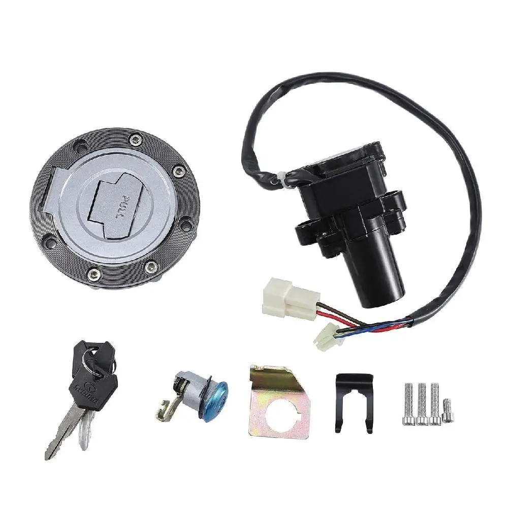 

Partol Motorcycle Ignition Switch +Fuel Gas Cap+ Seat Lock Key Set For Yamaha YZF R1 2007 2008 2009 2010 2011 R6 2004 2006-2011