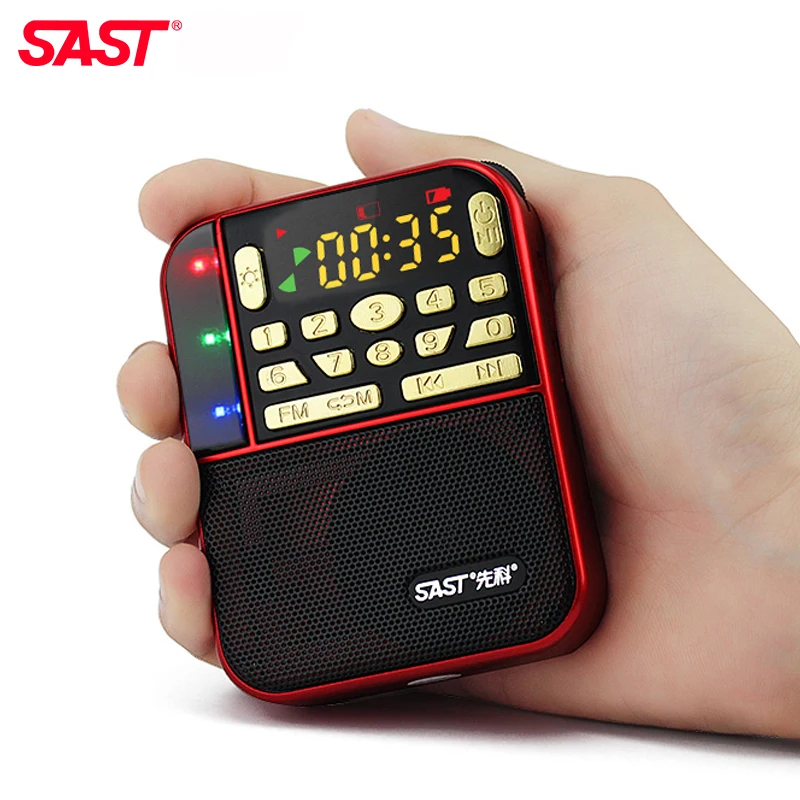 Mini Fm Pocket Stereo Radio Portable Micro Sd Radios Speaker Tf Usb Mp3