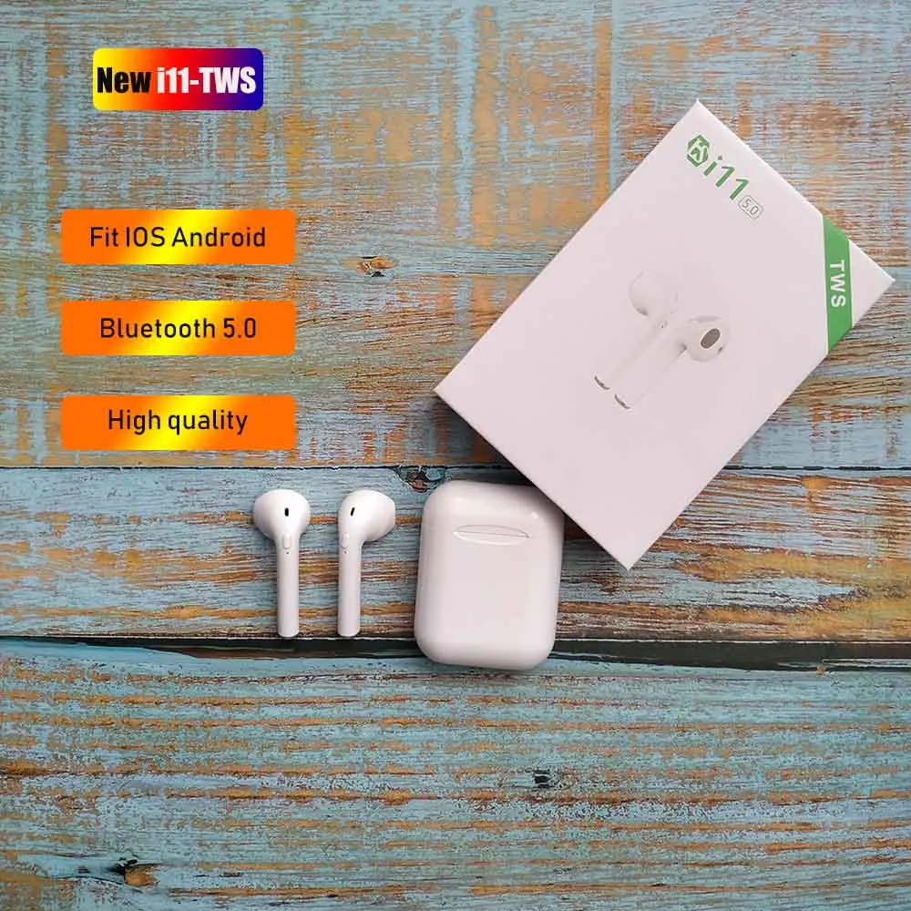 

Double ear Earbuds mini i11 TWS fone de ouvido Bluetooth 5.0 Earphone PK i7s i9s i10 i12 tws Headsets