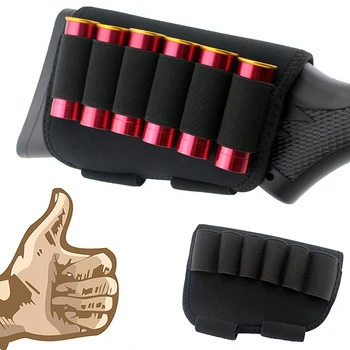 

Hunting accessories molle Cartridge Belt Airsoft Tactical pouch 6 Shots 12 20 Gauge Shot gun Shell Bandolier Gauge Ammo Holder