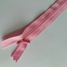 20 шт. розовая невидимая молния 28 см длина сзади Подушка юбка скрытая молния DIY материал для шитья/одежды аксессуары 3# нейлон