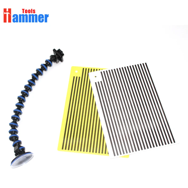 

PDR Reflector Board Dent Repair Tools white and yellow board Paintless Dent Removal tool kit