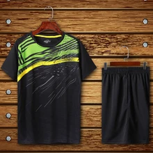 Костюм для бадминтона, Теннисный спортивный костюм, Мужская футболка для настольного тенниса и костюм для бадминтона, женский свитер для спорта на открытом воздухе, быстрое высыхание