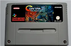 Contra III межпланетные войны-экшен игровая карта Европейская версия