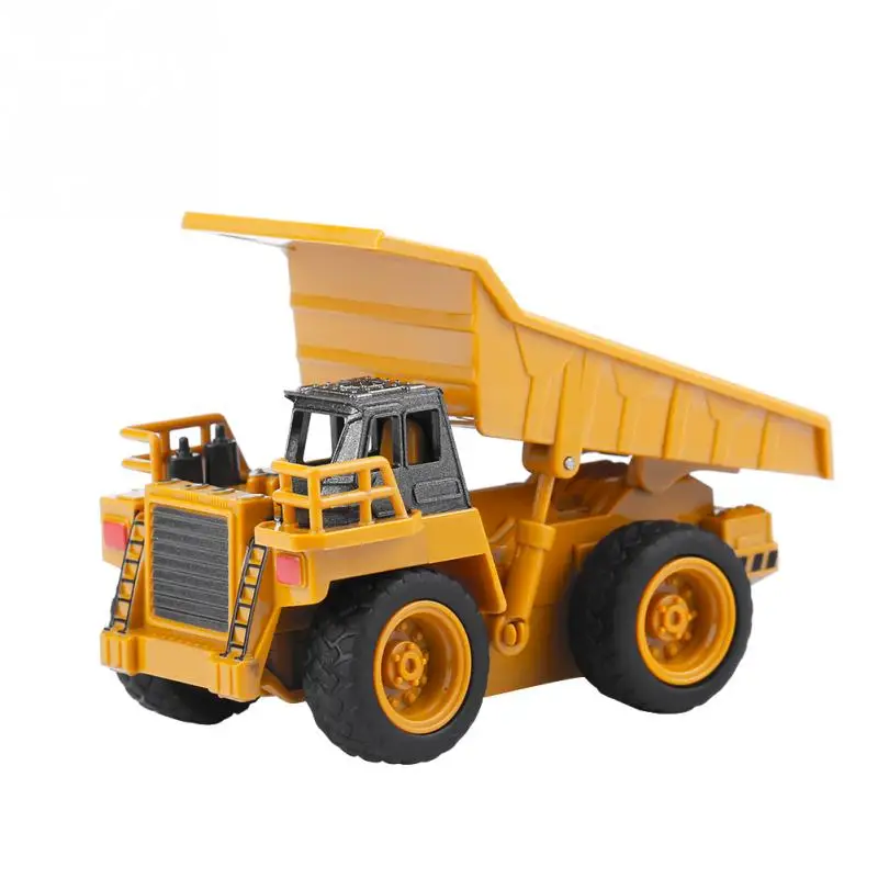 Горячая 1/64 RC экскаватор игрушечный экскаватор/демпинг автомобиль/кран мини строительная машина игрушки для детей подарок для детей - Цвет: Dumping Car