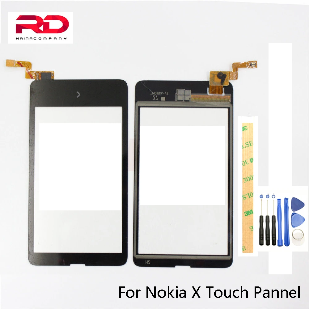 Оригинальная сенсорная панель A110 для Nokia X сенсорный экран дигитайзер Dual SIM RM-980