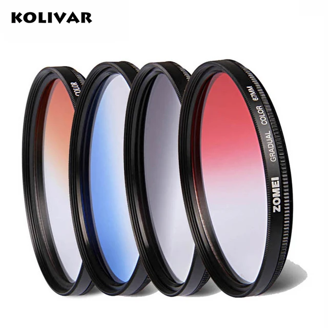 Best Offers KOLIVAR Zomei 52/55/58/62/67/72/77/82 Graduated Filter Gradient Red Orange Blue Gray GND Lens Filter for Canon Nikon Sony Camera Best Offers KOLIVAR Zomei 52/55/58/62/67/72/77/82 Graduated Filter Gradient Red Orange Blue Gray GND Lens Filter for Canon Nikon Sony Camera