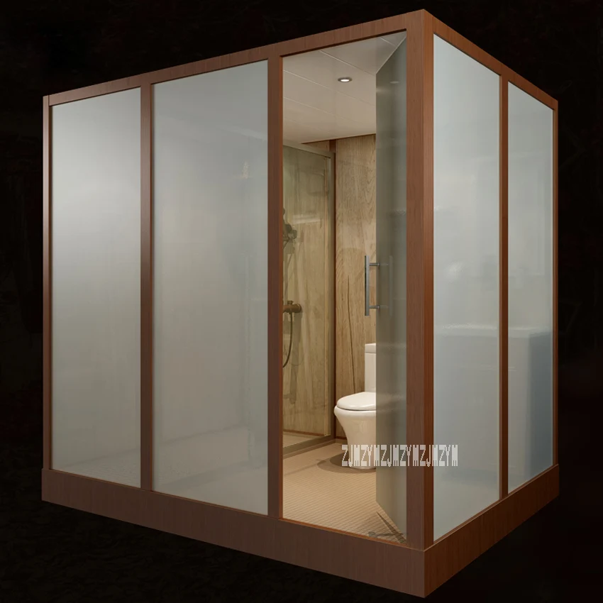 Zb1725 Бытовая ванная душевая комната, интегрированные душевые кабины, домашние душевые кабины из закаленного стекла с туалетом 220 В(1,7*2,5 м