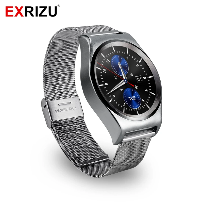 

EXRIZU X10 Men Women Smart Watch Full Circle Screen Bluetooth Smartwatch Heart Rate Monitor Temperature Altitude for Android iOS