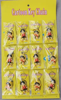 

ONE PIECE Action Figures Anime Straw Hat Luffy Keychain 3D Doll Toys Keyrins for Men Women Bag Backpack Pendant Accessories