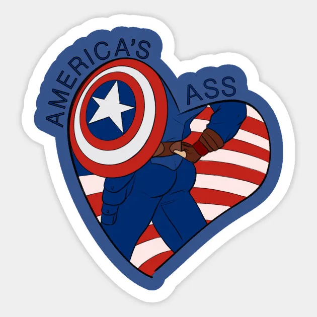America/'s Ass Sticker