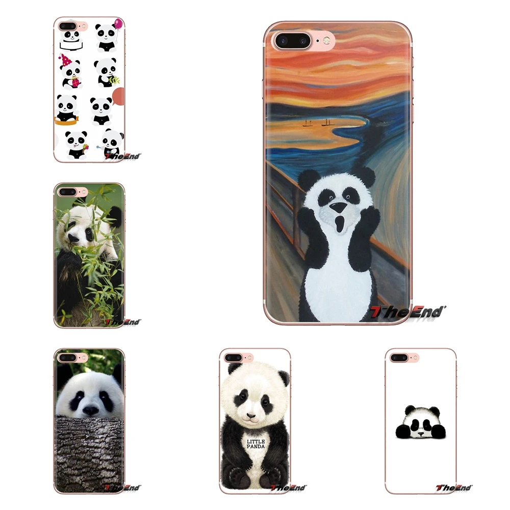 

Soft Transparent Cases Covers For Huawei G7 G8 P7 P8 P9 P10 P20 P30 Lite Mini Pro P Smart Plus 2017 2018 2019 Cute Chinese Panda
