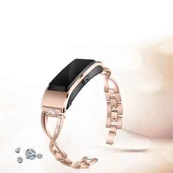 

18mm stainless steel bracelet For Huawei TalkBand B5 Smart wristband replacement strap Women's Beautifully adjustable size