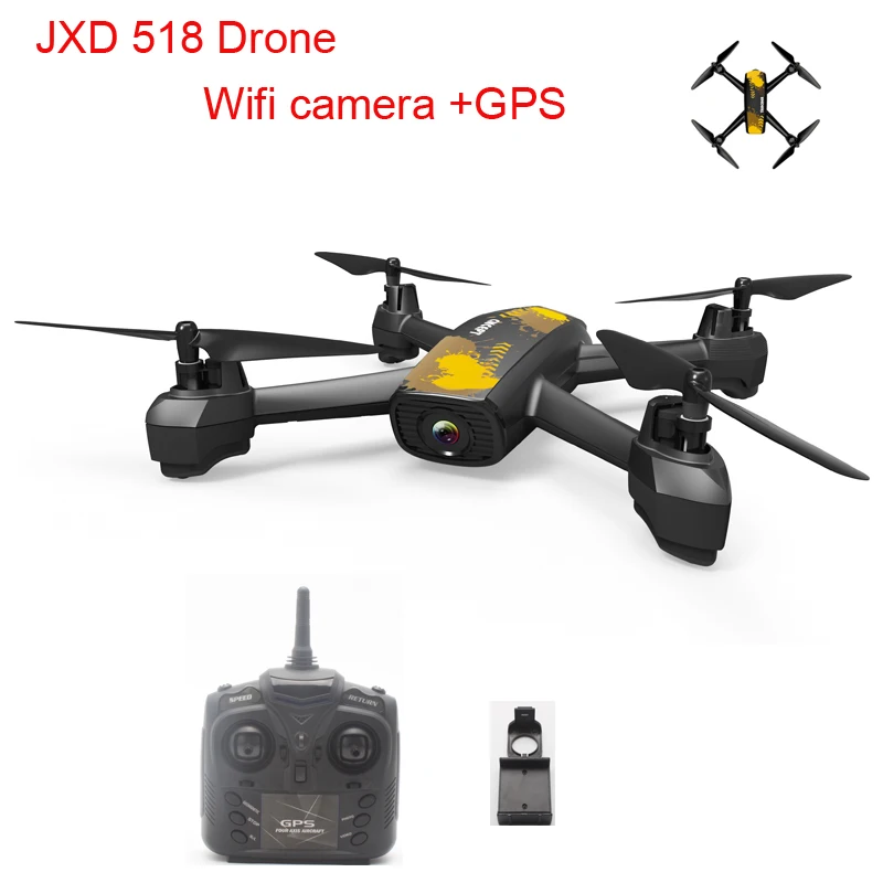 Дрон JXD 518 Радиоуправляемый GPS FPV Wi Fi камера Квадрокоптер вертолет jxd518 GPS|gps fpv drone|drone