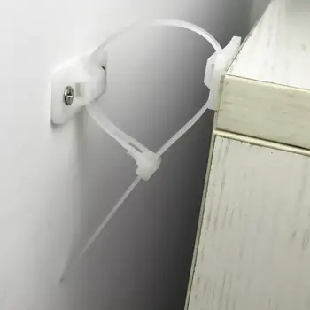 

6PCS/8PCS/16PCS Anti Tip Furniture Anchor Straps Children Protection Connect Wall and Furniture Safety Lock Anti-theft Locks